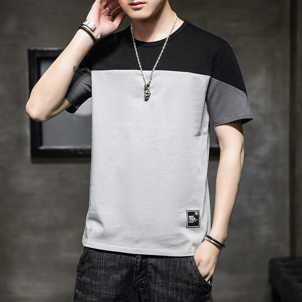 stitching loose casual T-shirt