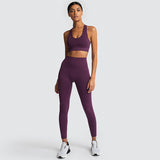 Seamless Gym Set Nylon Sportswear