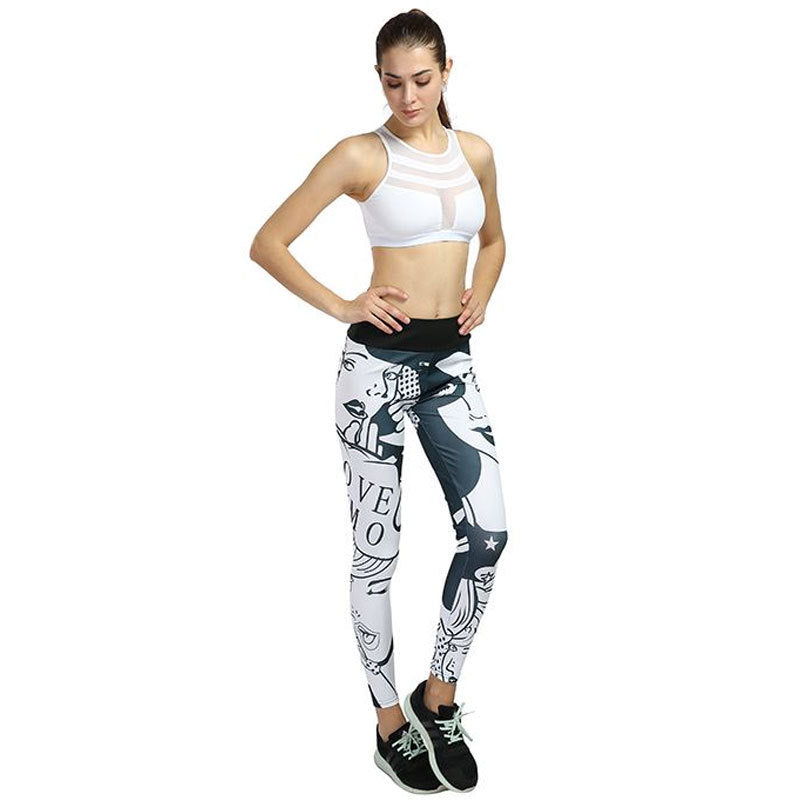 printed Yoga leggings