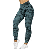 Seamless Tie Dye yoga Leggings Women