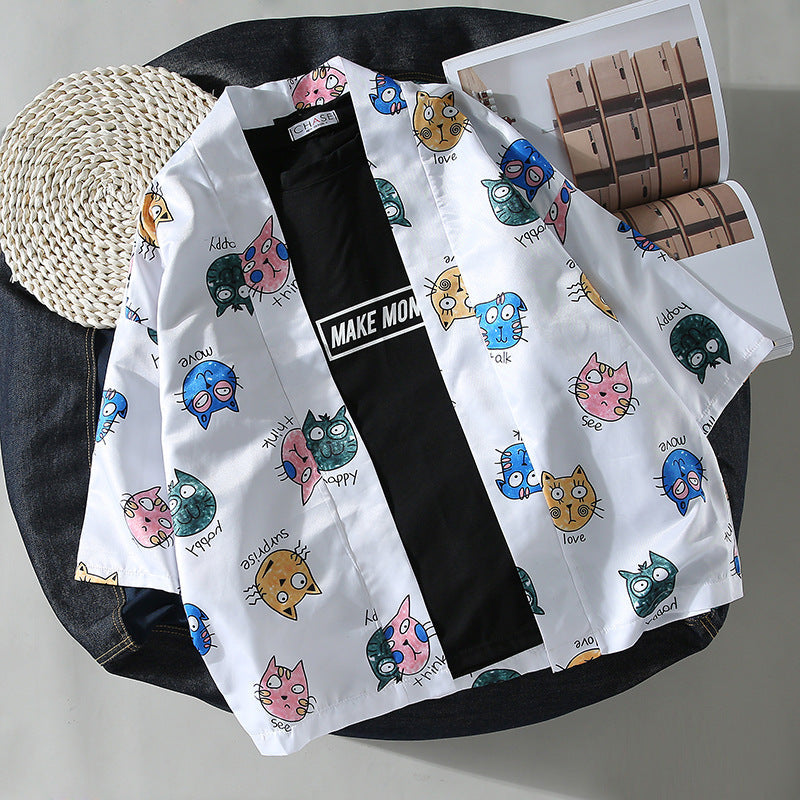 Kimono Cap Sleeve Shirt