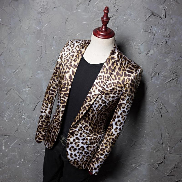 New Printed Leopard Suit