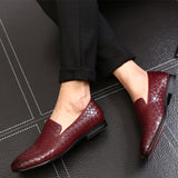 Trendy Braided Leather Shoes Taobao Explosion Models shoes