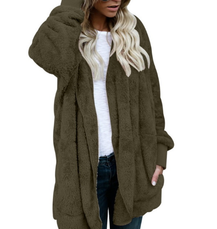 Women's Plush Warm Cotton Coat
