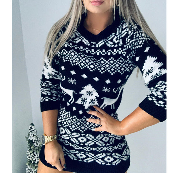 autumn and winter knit sweater