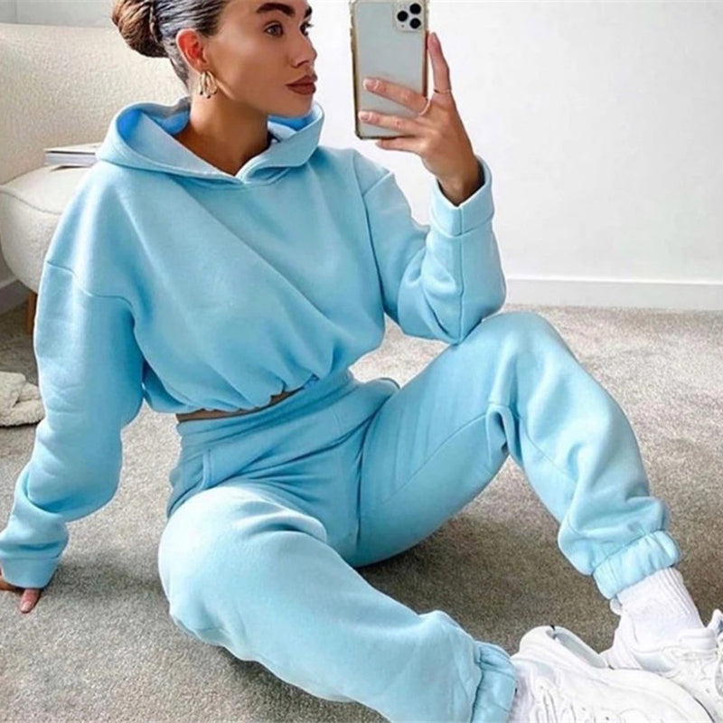 2 Piece Sexy Long Sleeve Tracksuits