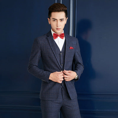 British style western fit suit for men