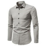 Business Solid Color Casual Shirt