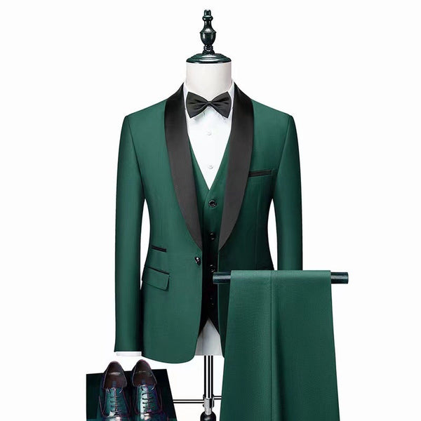 Men 3 Piece suit set Wedding Groom Tuxedo suit for men