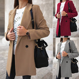 Woolen trench coat for woman