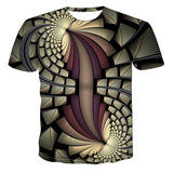 Sea Wave Digital Print Breathable T-shirt