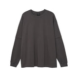 Cotton Basic Style Loose Bottoming Long Sleeve T-shirt