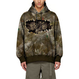 Men's Retro Camouflage Printed Hoodie