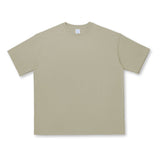 American-style Heavy Cotton Retro Short Sleeve Men's Earth Color t-shirt