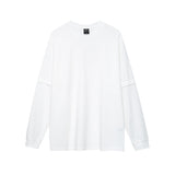 Cotton Basic Style Loose Bottoming Long Sleeve T-shirt