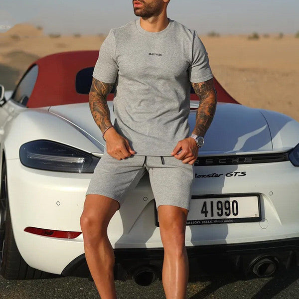 Men's Casual T-shirt Shorts Sports Suit
