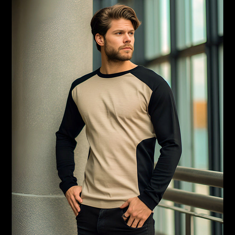 Autumn And Winter Long Sleeve T-shirt Men's