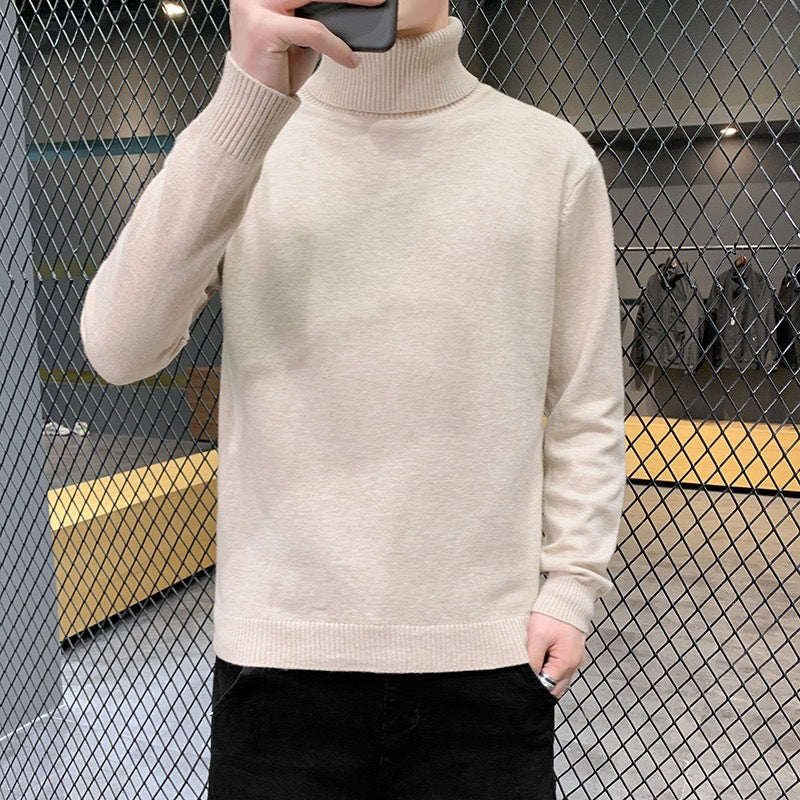 Turtleneck Plus Velvet Knitting Sweater