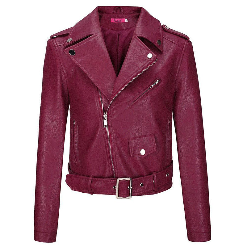 Women's PU Leather Jacket
