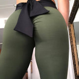sexy girl tight-fitting slim hip sports fitness leggings yoga pants