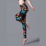 Printed yoga leggings