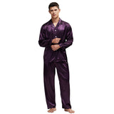 Men's Stain Silk Pajama Set