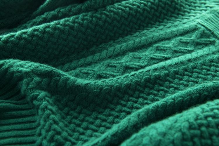Emerald retro lazy sweater