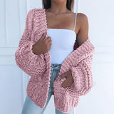 Winter Faux Mohair Knitted Sweater