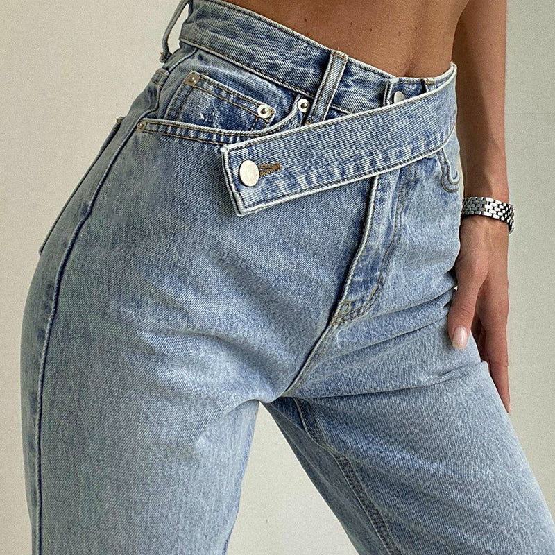Light-blue slim Jeans