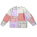 Stitching Cashew Flower Trend Sweater Men