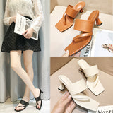 Square Toe Fashionable Outer Wear Sexy Sandals