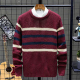 Round Neck Pullover Men's Sweater