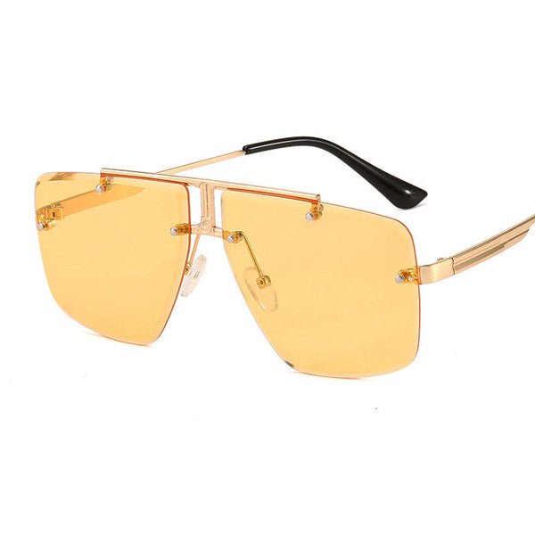 Rimless Sunglasses Fashion Casual Polarized Sunglasses