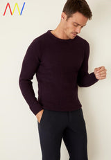 Black Stripe Oversize High Sweater