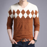 Men's Pullover Knit Bottoming Sweatshirt