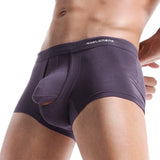 Men's Underwear Solid Color Separated Boxer Bottom