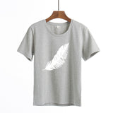 Short Sleeve Feather WISH t-shirt