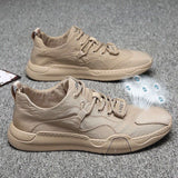 Breathable Ice Silk Canvas Men'S Shoes