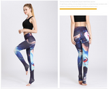 high waist print leggings