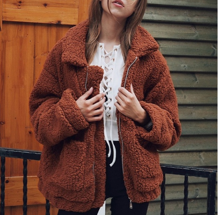 Fur Wool Loose Coat