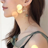 Metal earrings