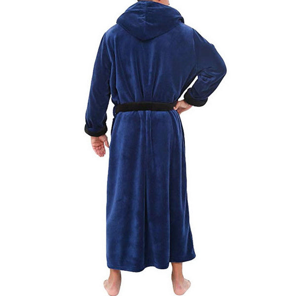 Men BathRobe Hooded Thick Casual Winter wear suit