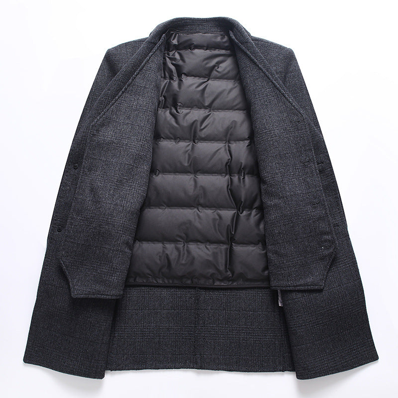 Cashmere Coat Mid-length Double-sided Woolen Coat