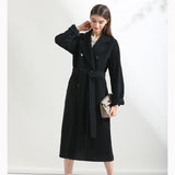 mid-length woolen coat