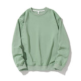 Round neck casual pullover sweater