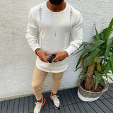 Explosive style men's knit sweater