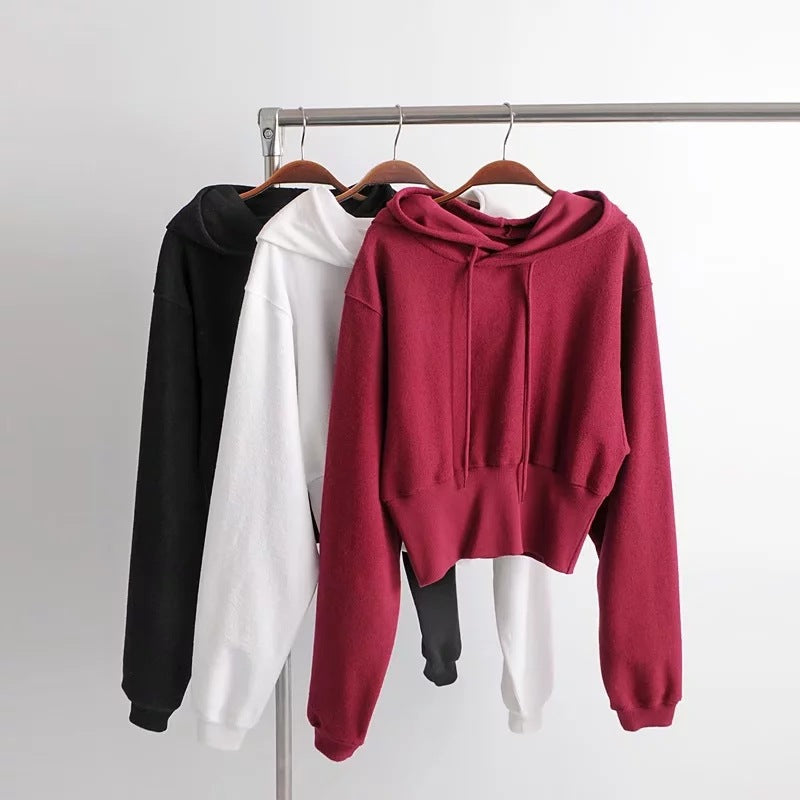 Women's casual coat hooded sweater