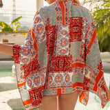 Women's Beach Sunscreen Sunshade Kimono Cardigan Top