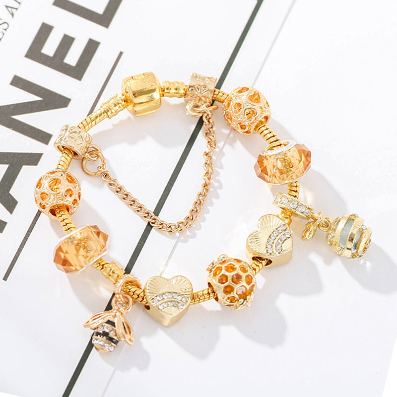 Gold-Plated DIY Ladies Bracelet Jewelry