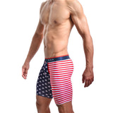 American flag print panties for men